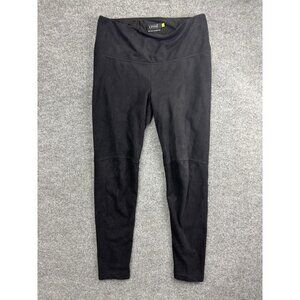 Lysse Pants Womens Medium Black Leggings High Rise Pull‎ On Stretch Poly Blend